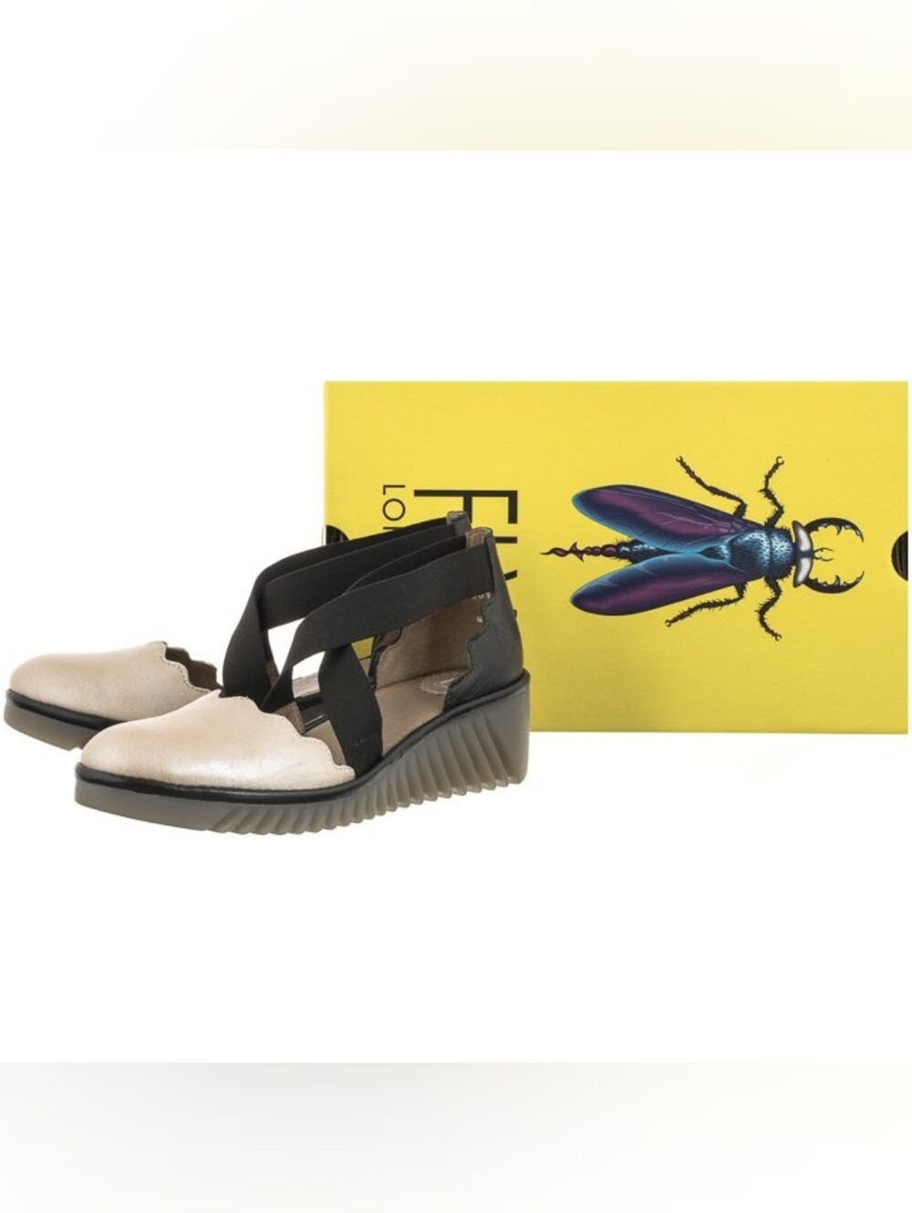 Fly London New w/o Box, Lago Low Wedge, Size 36 (5.5-6 US)